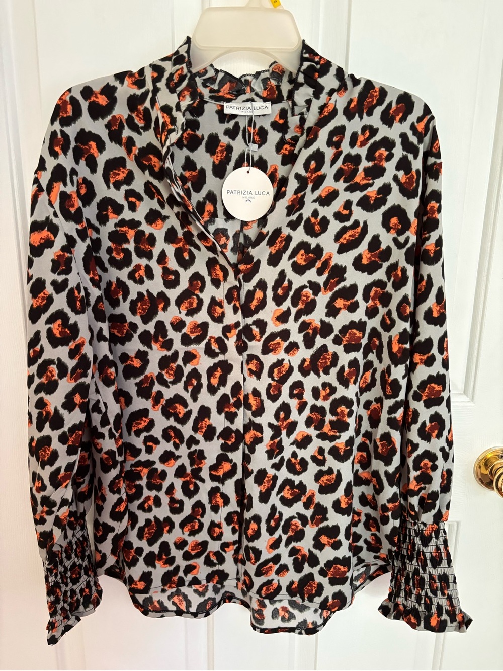Patrizia Luca long-sleeve blouse features for women XS size